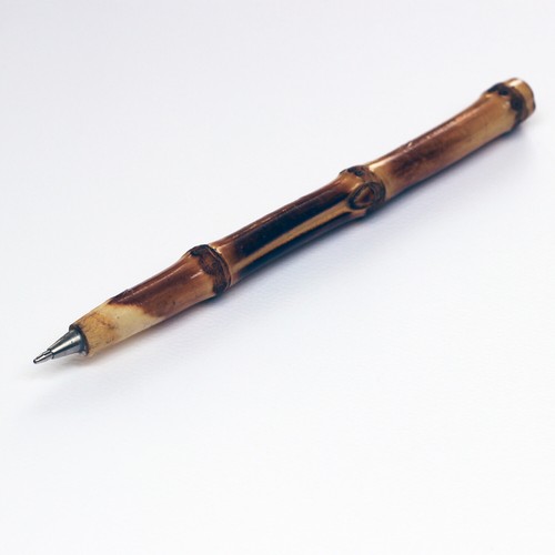Bamboo root ballpoint pen - pen, –