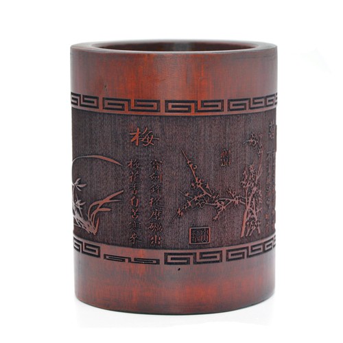 Vintage chinese bamboo wood - chinese,